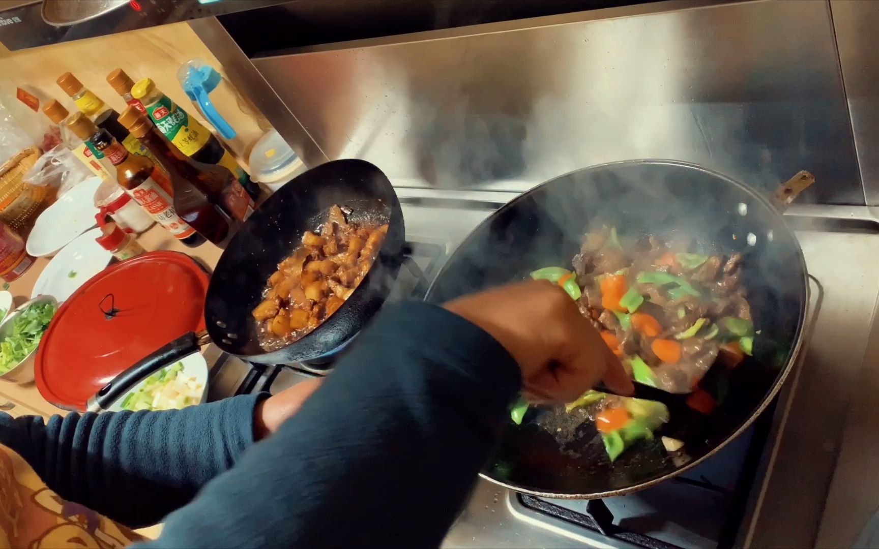 【剪辑练习】爸爸做饭_哔哩哔哩 (゜-゜)つロ 干杯~-bilibili