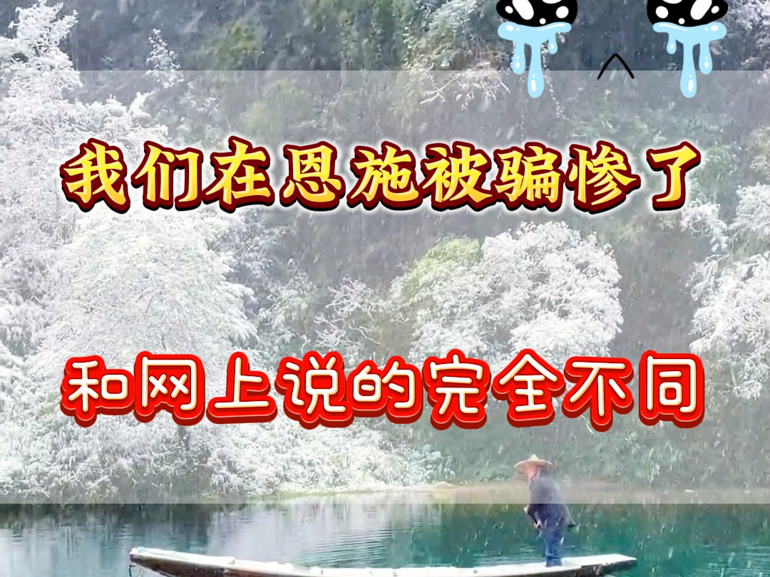 我们在恩施被骗惨了 在网上看到的恩施跟我现实看到的恩施不一样,特别壮观.#恩施旅游攻略 #清江蝴蝶崖 #恩施女儿城 #屏山大峡谷哔哩哔哩bilibili