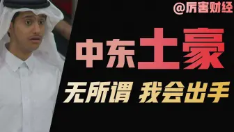 【厉害】中东土豪欢乐多：钱到底有多少？为什么站队中国？海合会又为何内讧？~