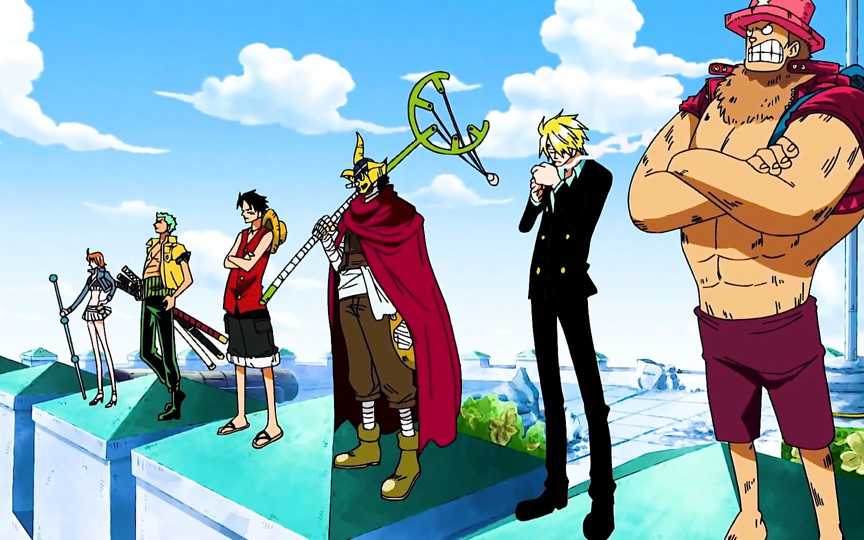  海贼王>最开始从"推进城"入坑!