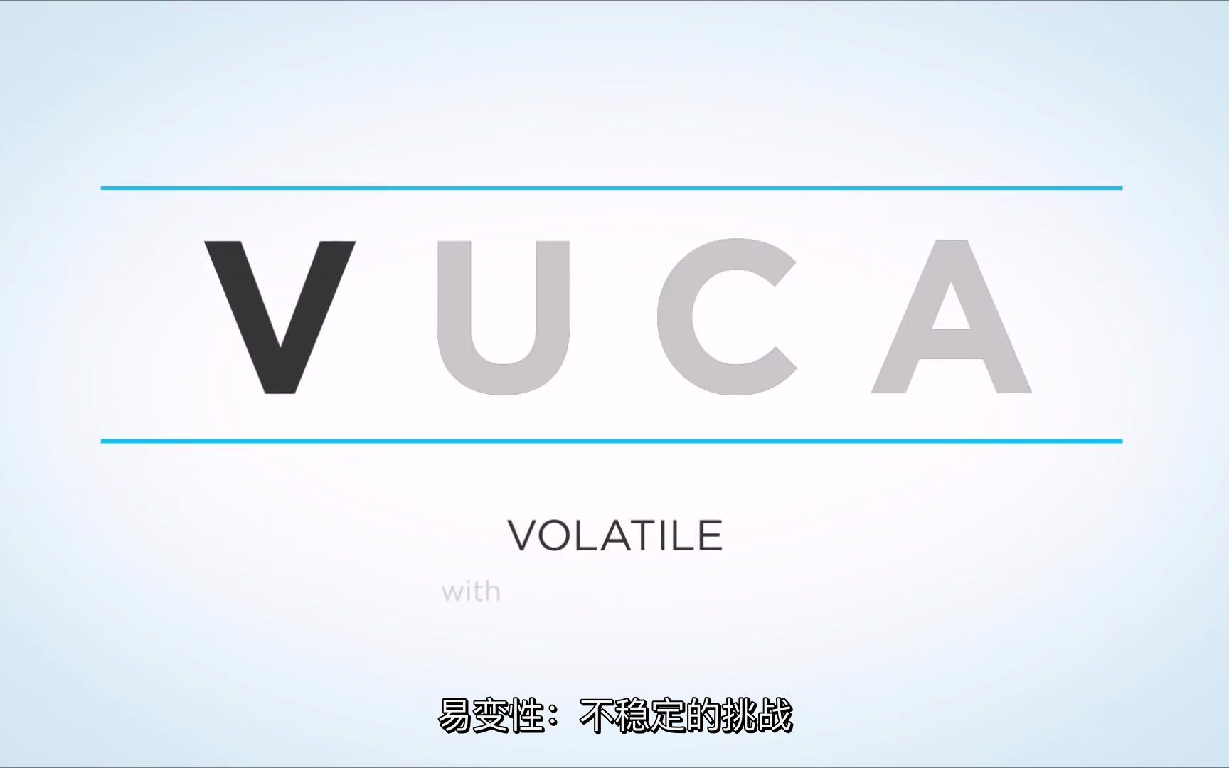 VUCA 时代哔哩哔哩bilibili