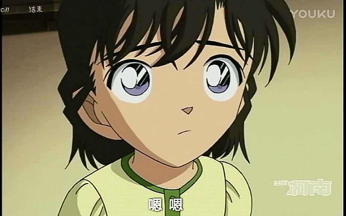 新一和小兰小时候挺好看的