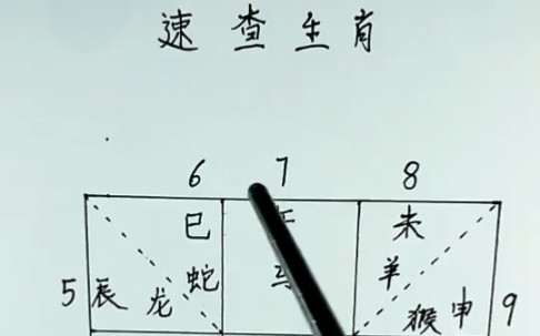 出生年速查生肖方法,一定要好好学习保存哦哔哩哔哩bilibili