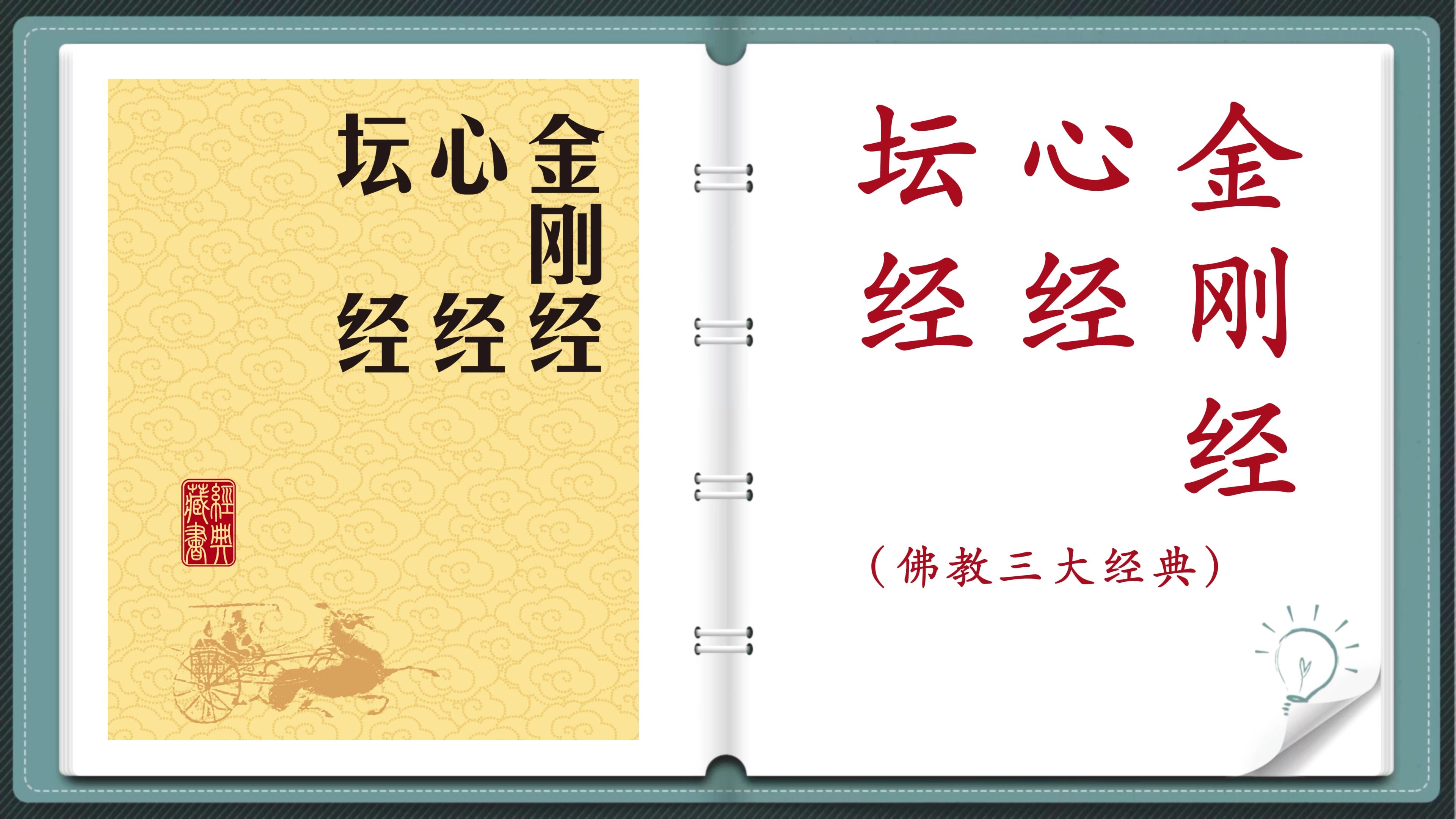 [图]《金刚经·心经·坛经》| 中国佛教三部核心经典的合集