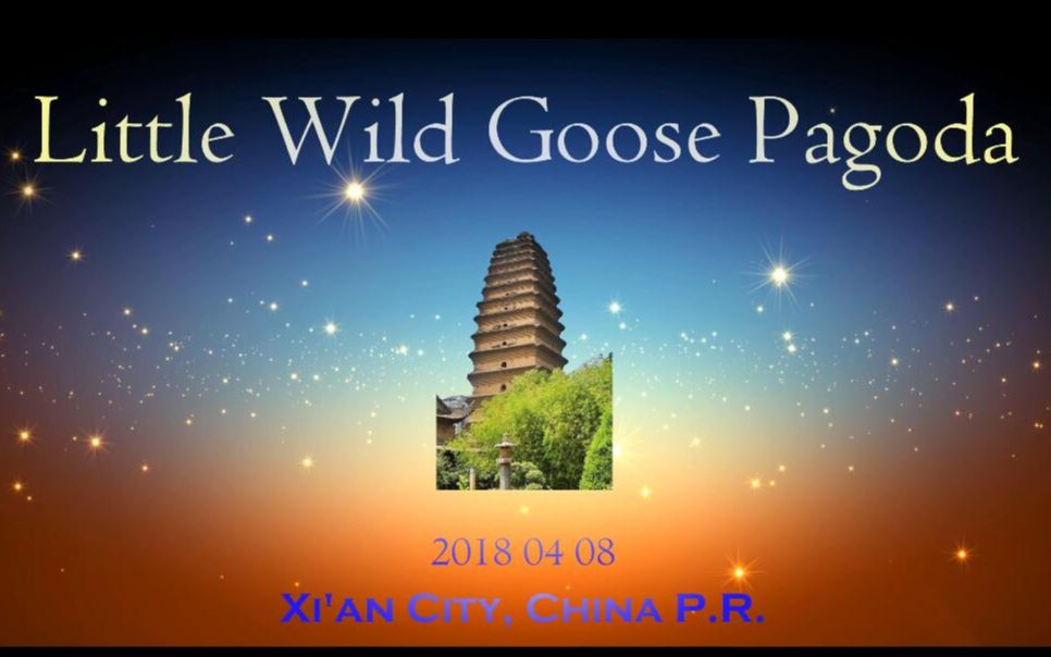 wild goose pagoda图片