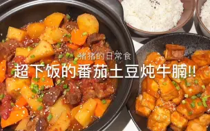 Download Video: 两人份晚餐|番茄炖牛腩+糖醋脆皮豆腐