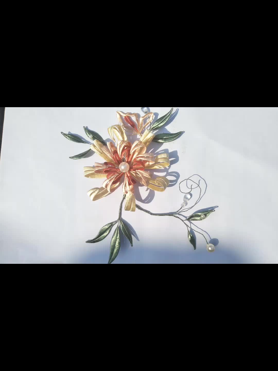 菊花缠花纸型图片