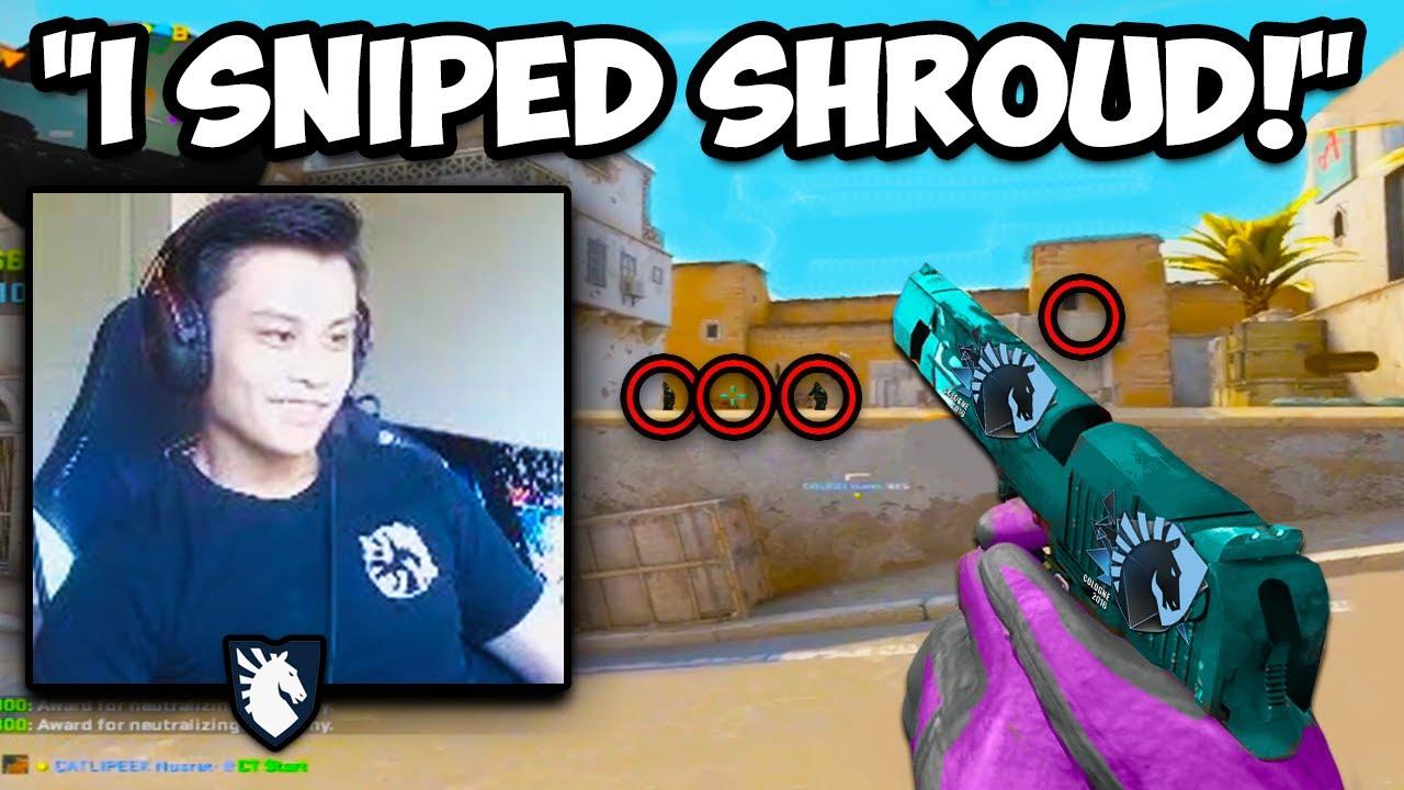 【csgo】stewie2k搞定shroud niko干净的沙鹰瞄准 twitch片段