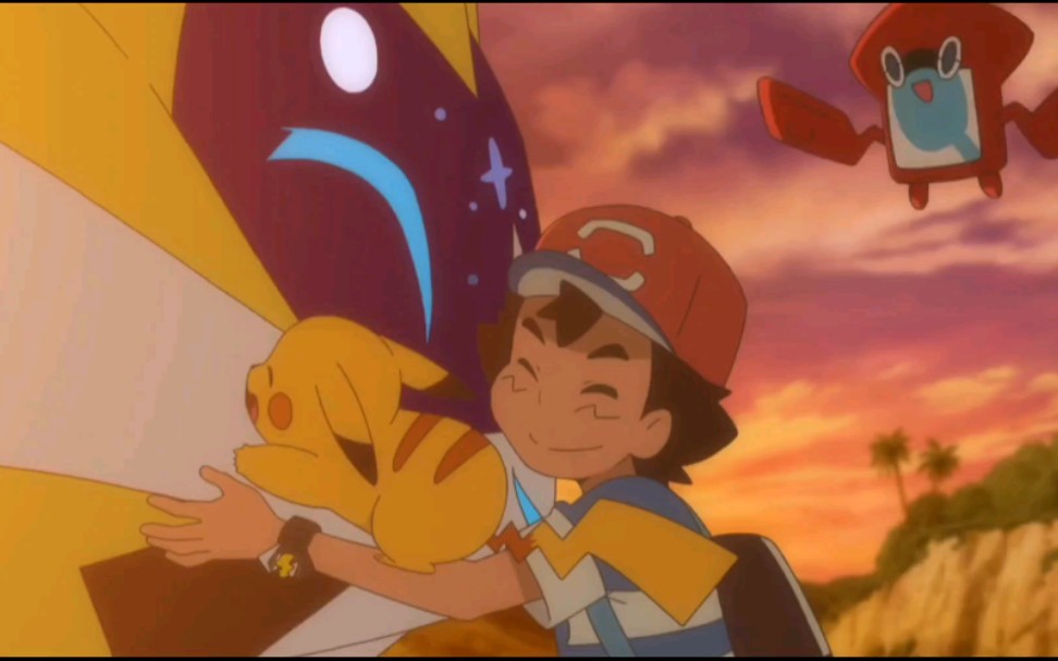 宝可梦日月 146集(最终话)小智告别阿罗拉 索尔迦雷欧送别,顺便带小智