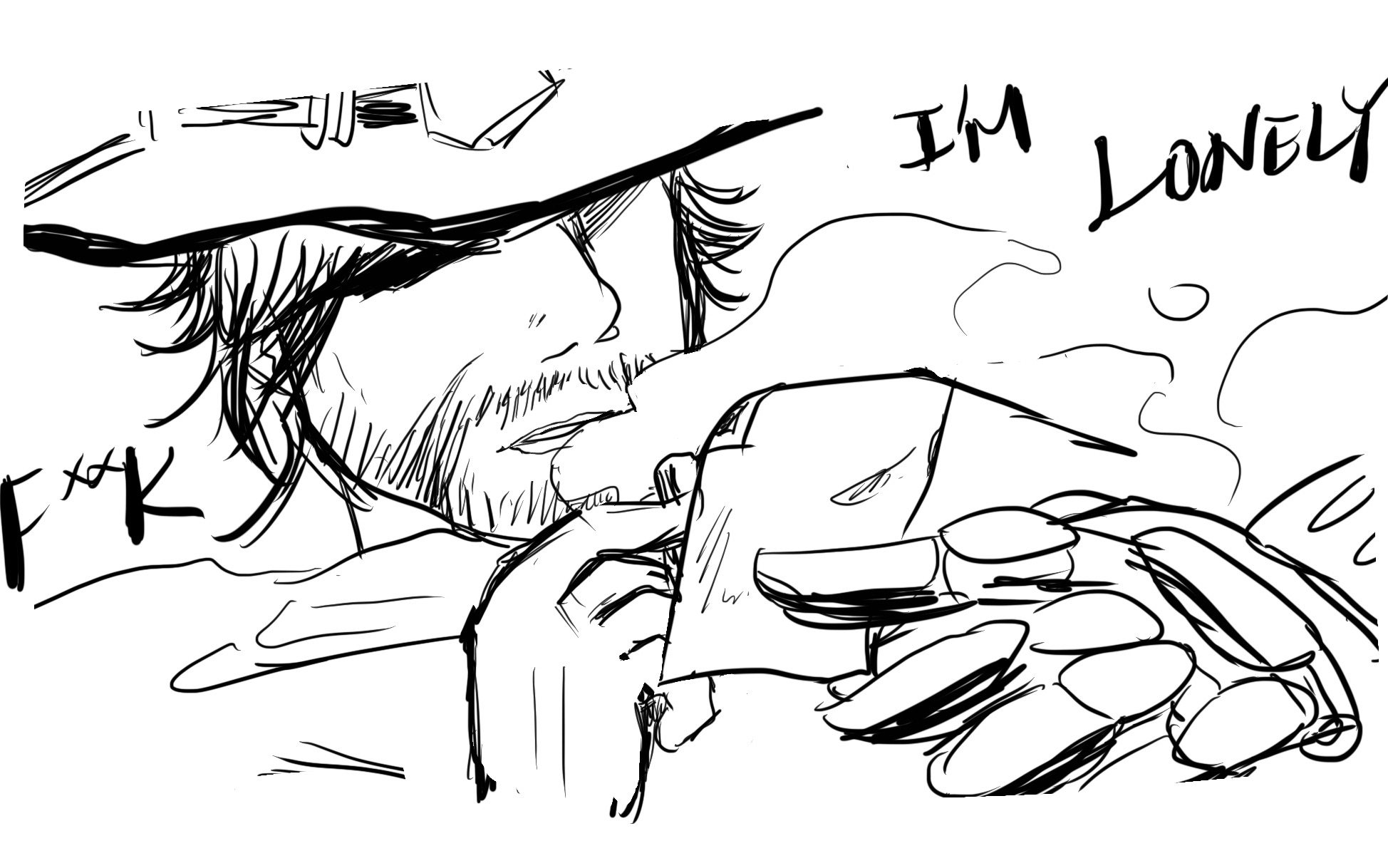 麦什守望先锋手书fkimlonely麦克雷pt