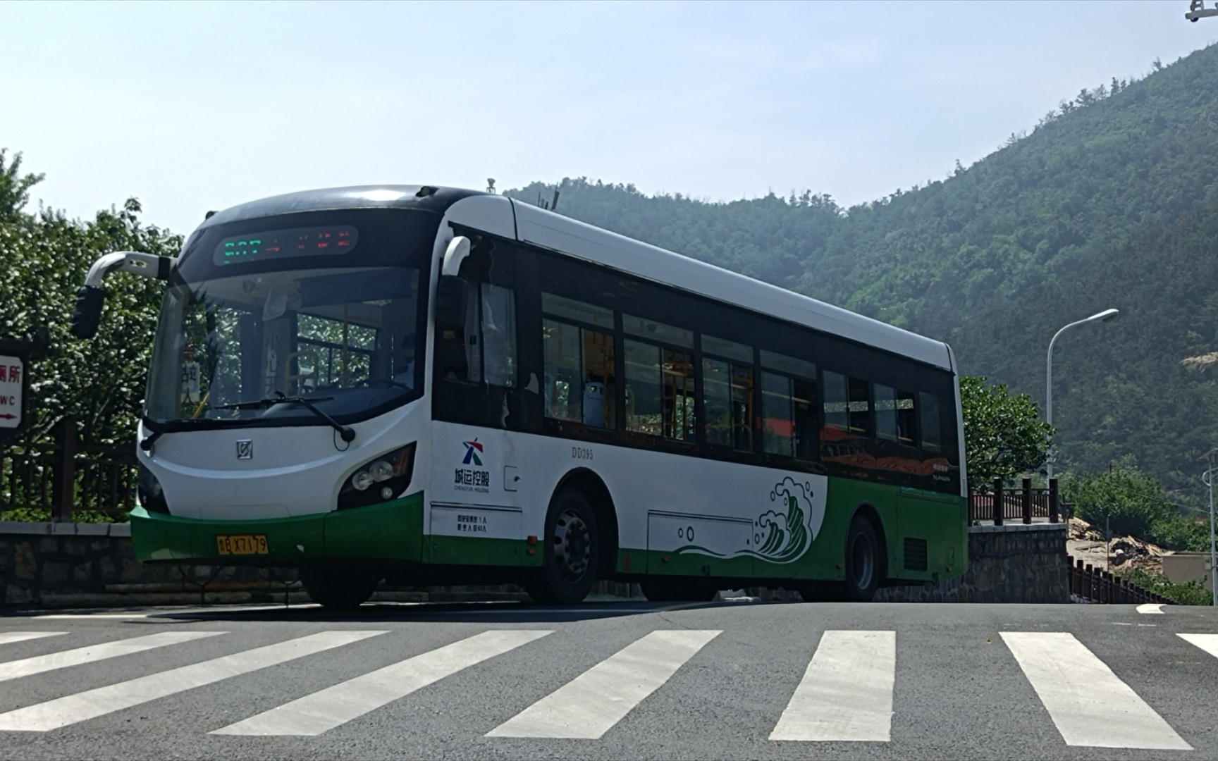 12 在山间小道上疾驰〕青岛巴士907路,发往下蜜蜂社区_哔哩哔哩_bili