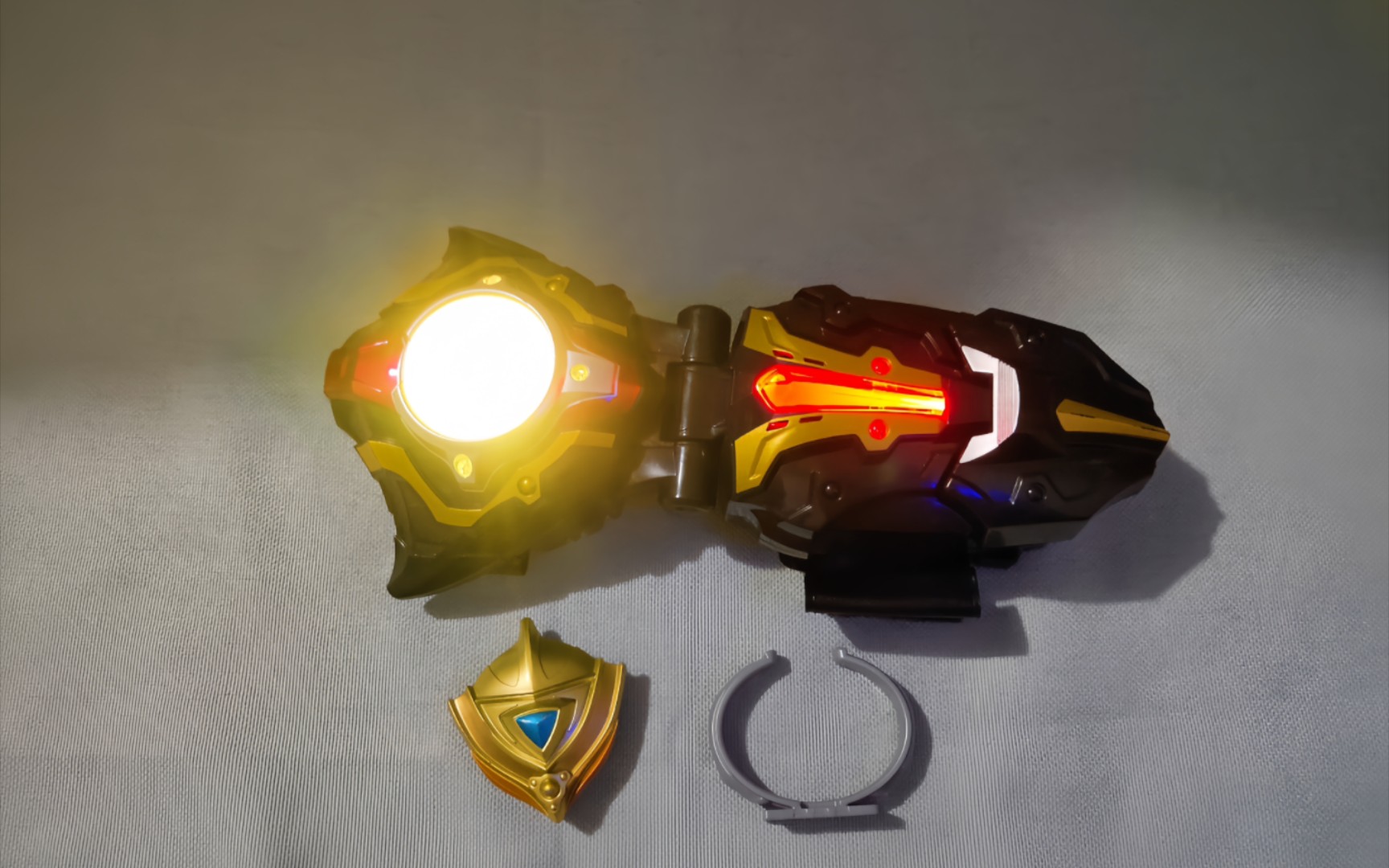 泰迦奥特曼 扭蛋限定光戒 闪耀盖亚奥特曼光戒 音效展示