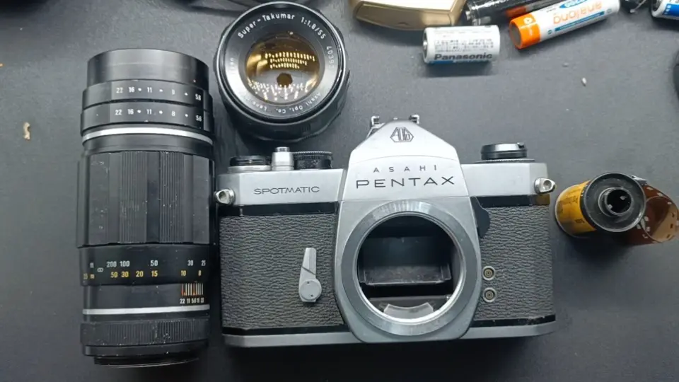 Pentax SPF/宾得胶片单反相机/视频说明书/共赏古典相机之美_哔哩哔哩_