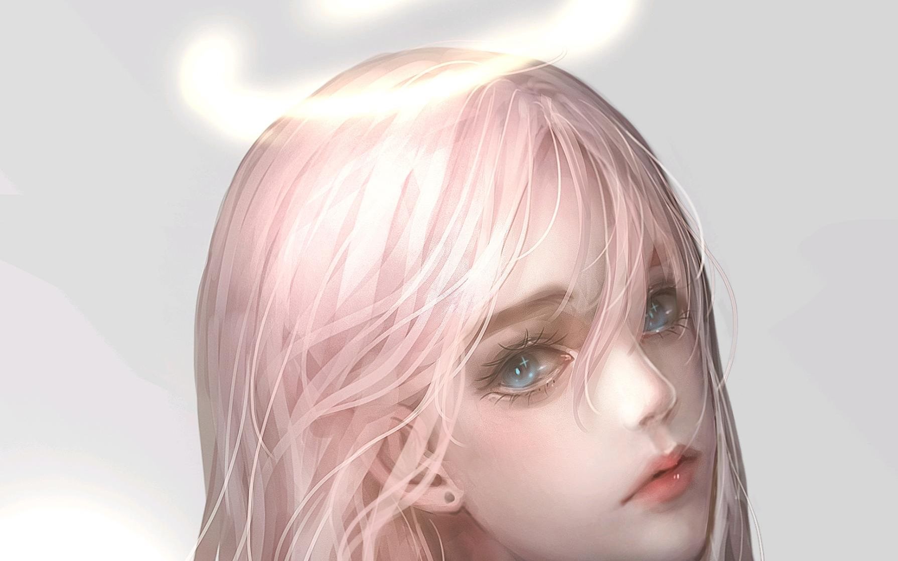 e"天使"板绘厚涂教程