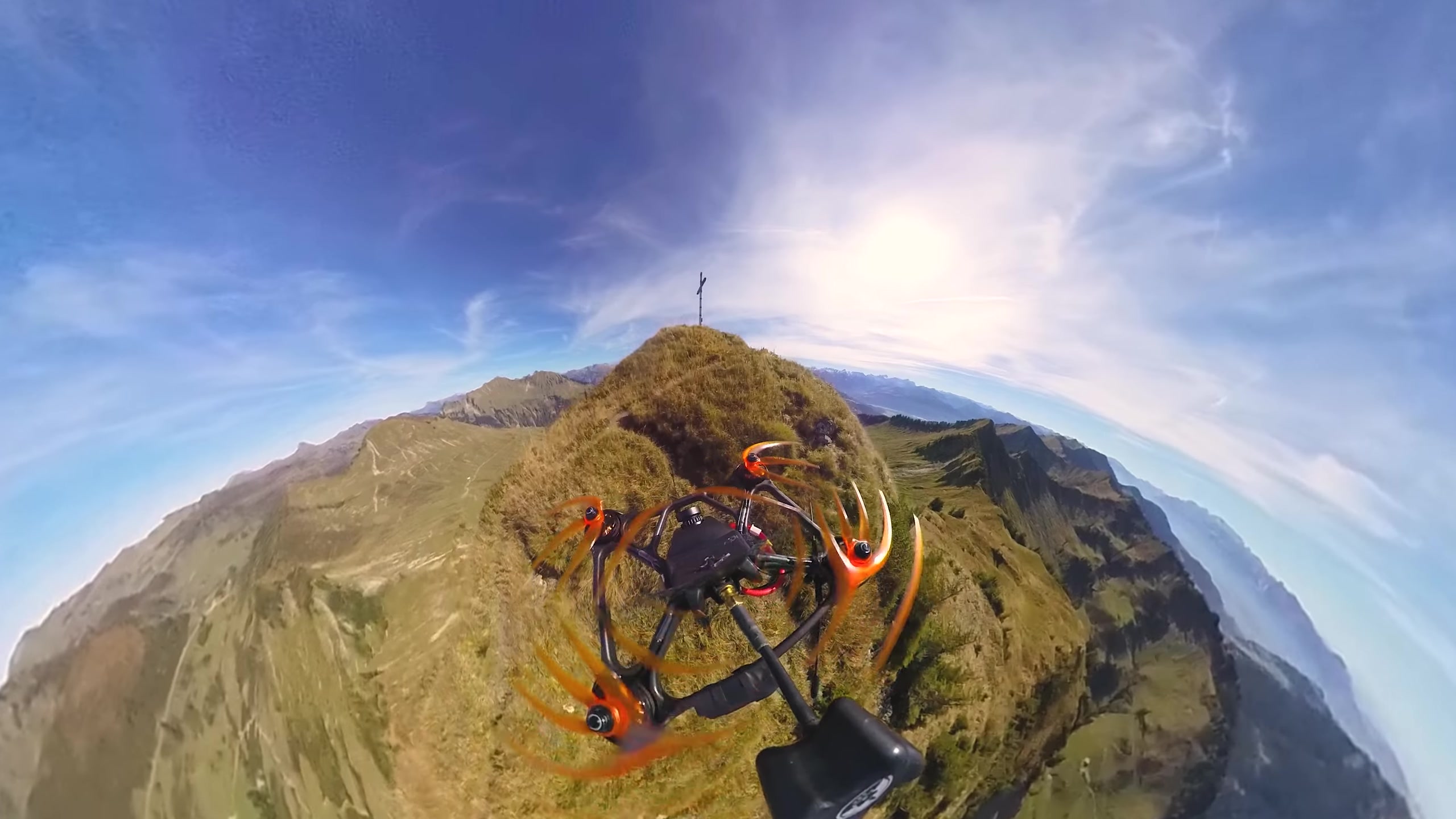 【搬运】穿越机全景拍摄 - flexible view - tbs oblivion_哔哩哔哩