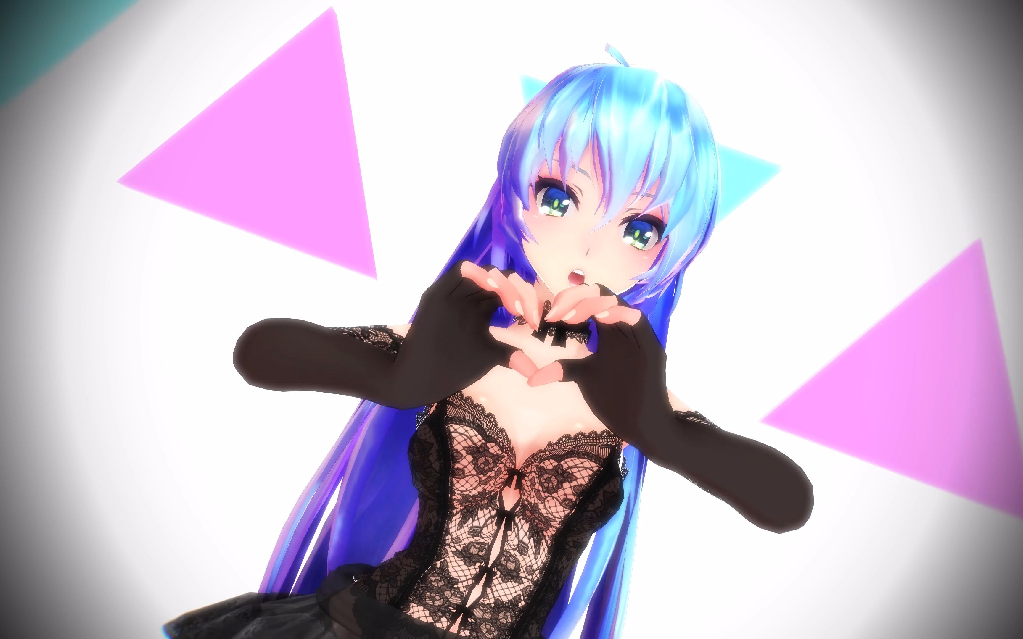 [图]【MMD-60fps】 桃源恋歌 【Tda式改変MIKU】