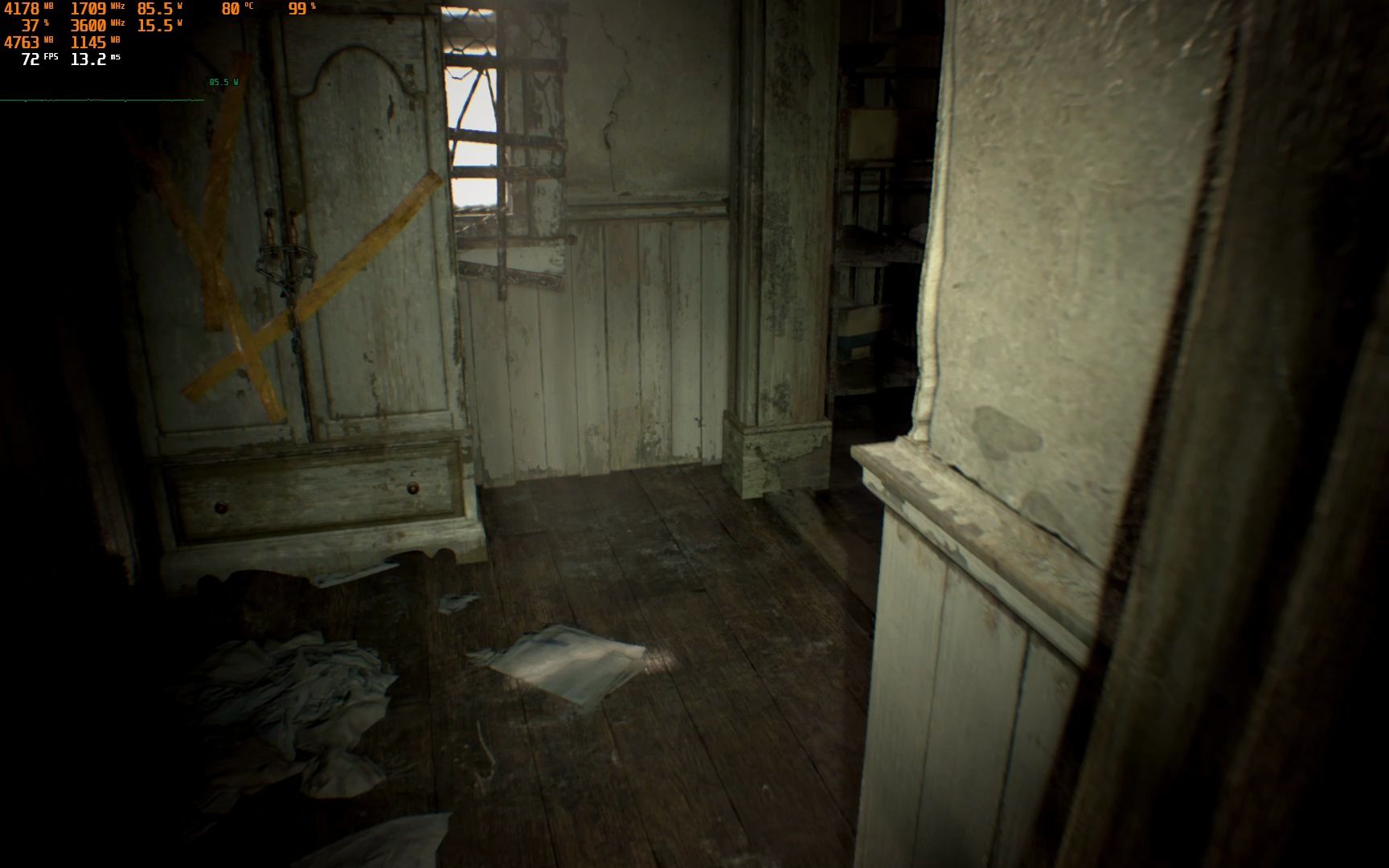 [图][Resident Evil 7]GTX1060笔记本在生化危机7的游戏表现