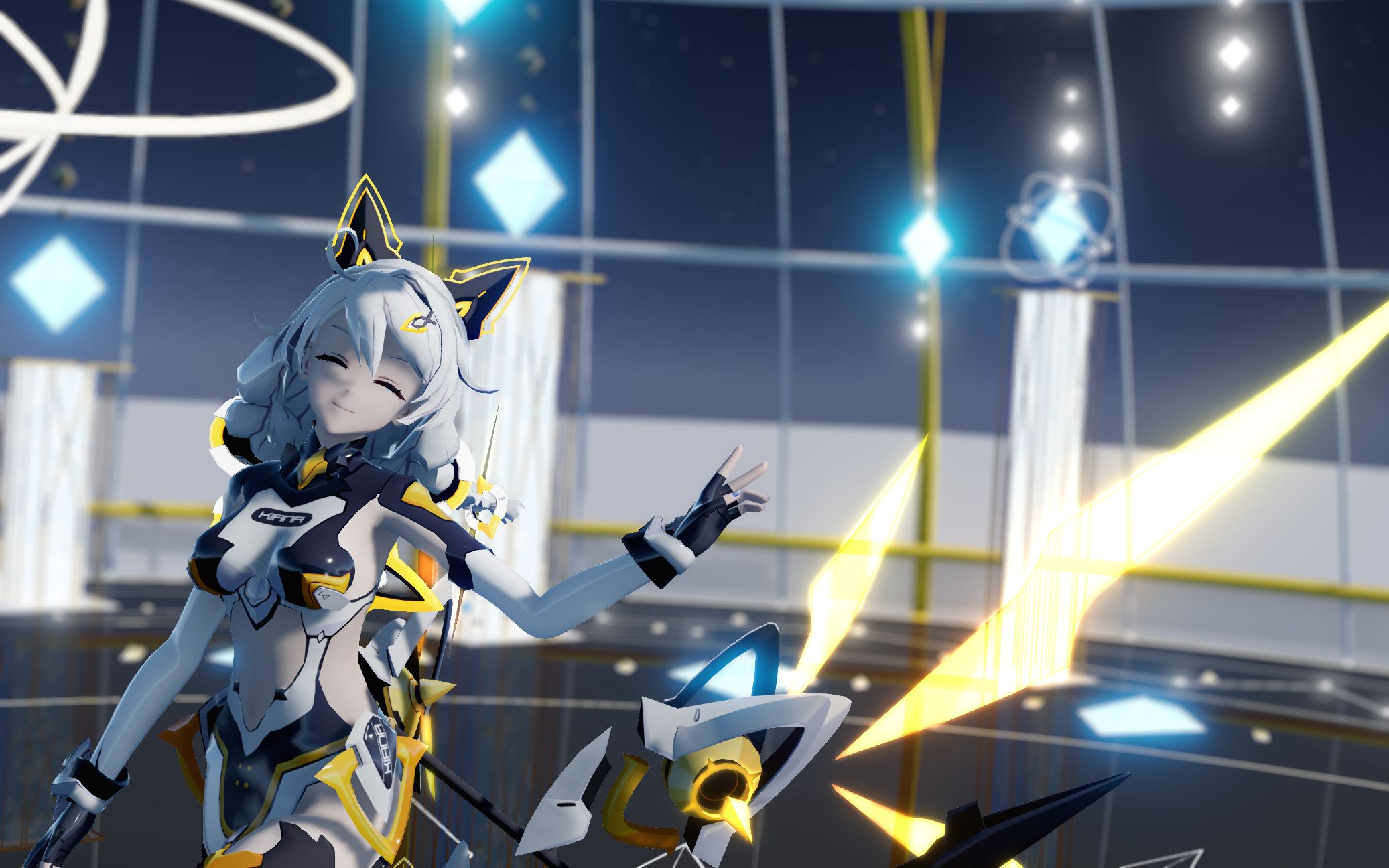 『崩坏3 mmd』琪亚娜月下猫-gimme x gimme