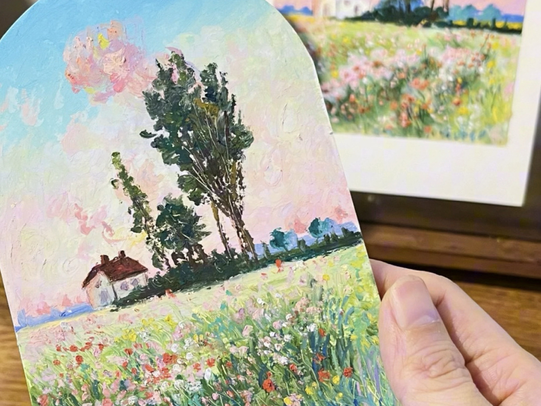 油画棒/大师作品 为这颜色着迷(步骤在最后)