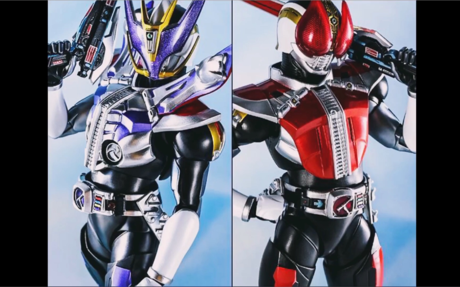 买一又送一万代shf真骨雕假面骑士电王