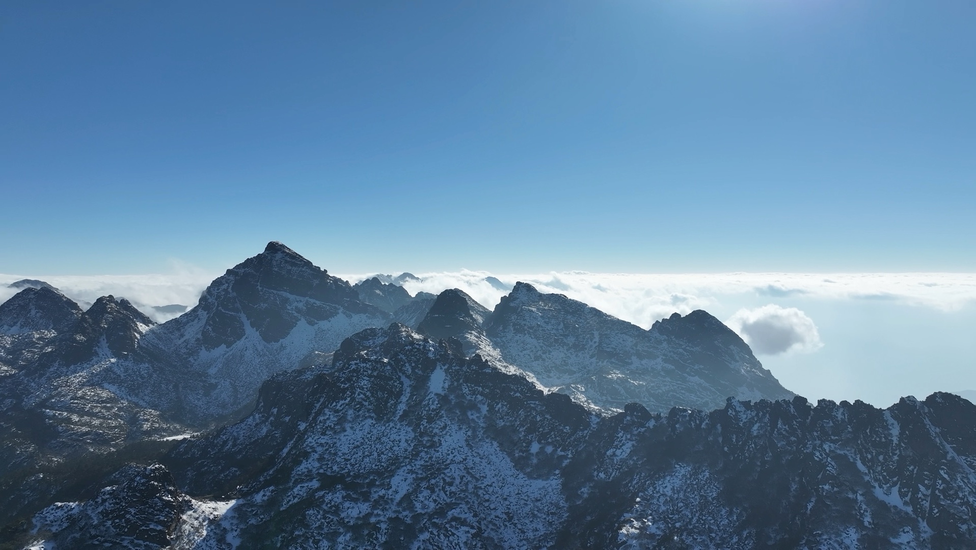 4k 无人机航拍 凉山州螺髻山景区 无水印