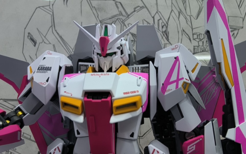 万代mg卡版z3高达zeta高达3号机完工