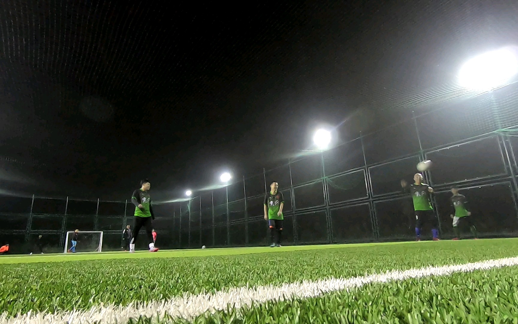 gopro7 夜拍  足球场