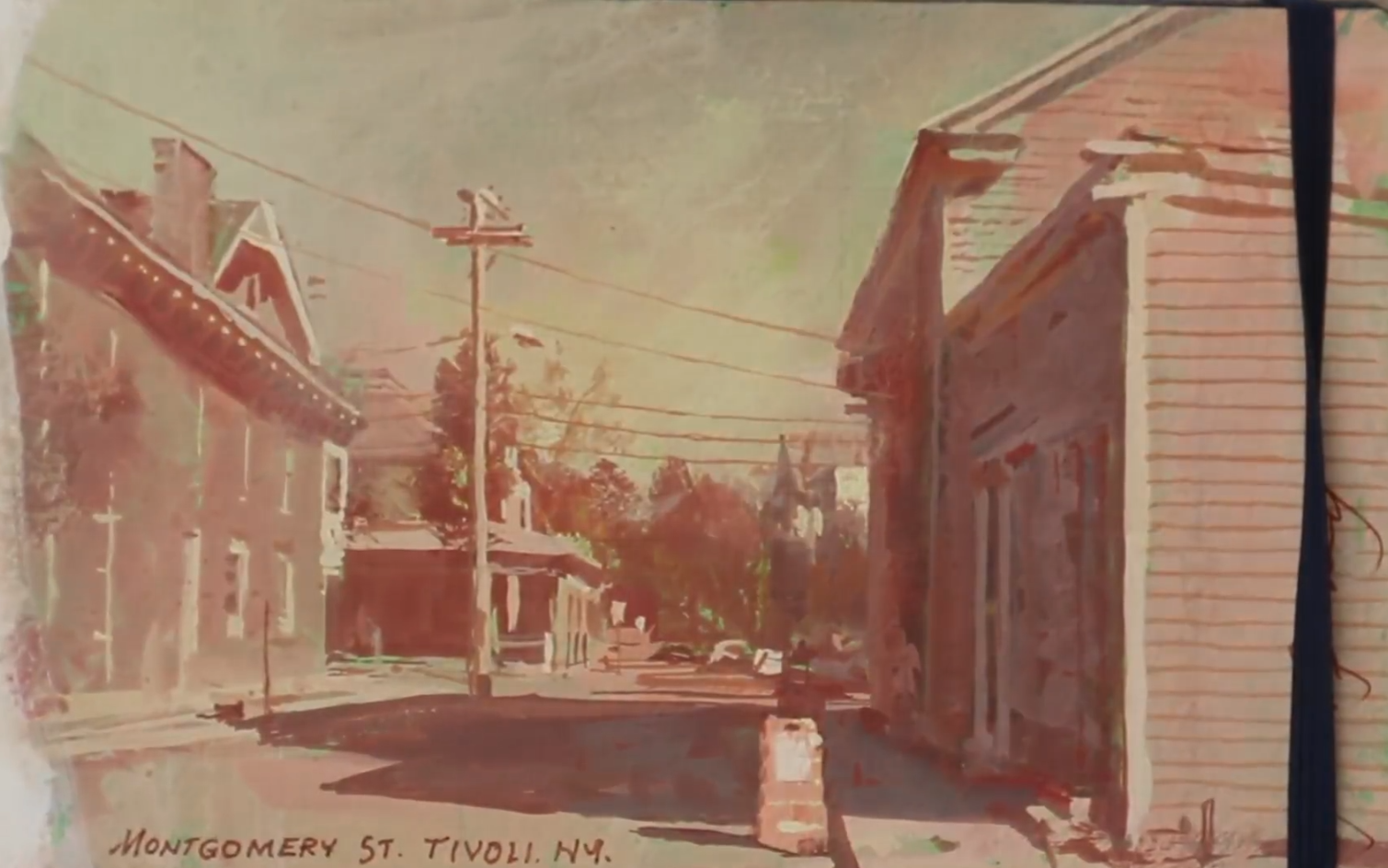 (中文字幕)James Gurney水粉写生暖色调街景Painting a Street Scene in Warm Colors哔哩哔哩bilibili