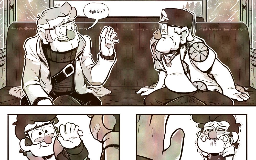 【怪诞小镇|同人漫画|自汉】叔公组超赞超甜温馨结局——rrr(by ptps)