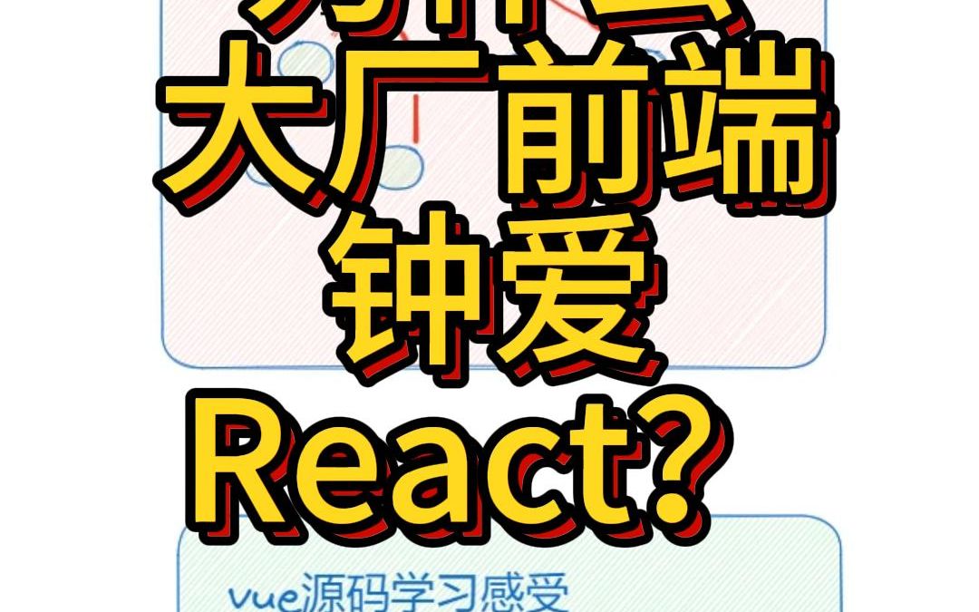 大厂前端为什么都用React?哔哩哔哩bilibili