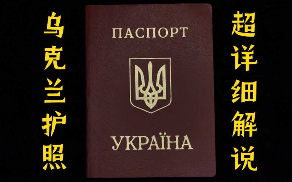 护照收藏:90年代乌克兰护照,有荷兰申根C类签证哔哩哔哩bilibili