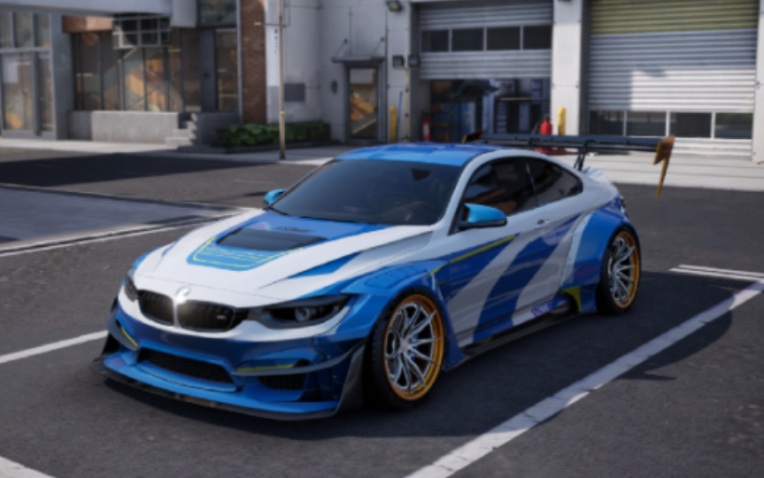 巅峰极速 宝马m4 极品飞车无极限涂装!