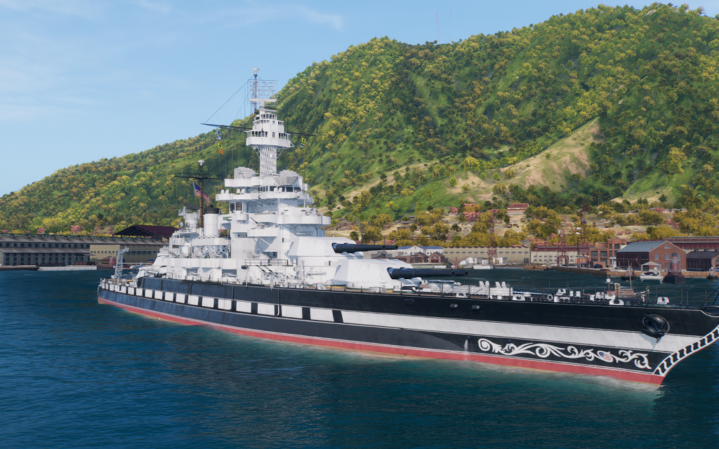 《战舰世界》美国战列舰一线爬线指南——406武器运输船,科罗拉多