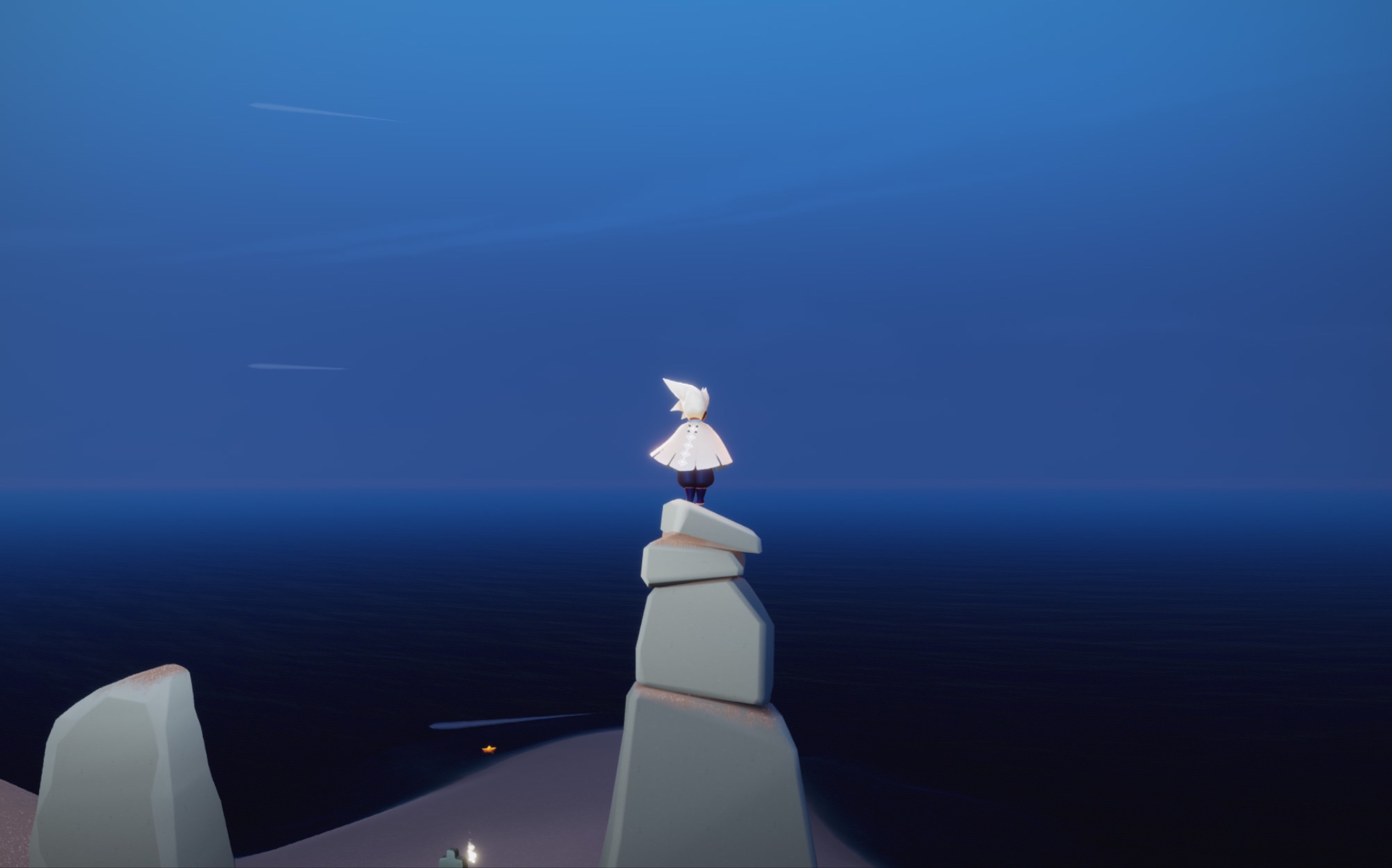 【sky 光遇】成长的道路是一段孤独的旅程,但我遇见了你,你不是我,却