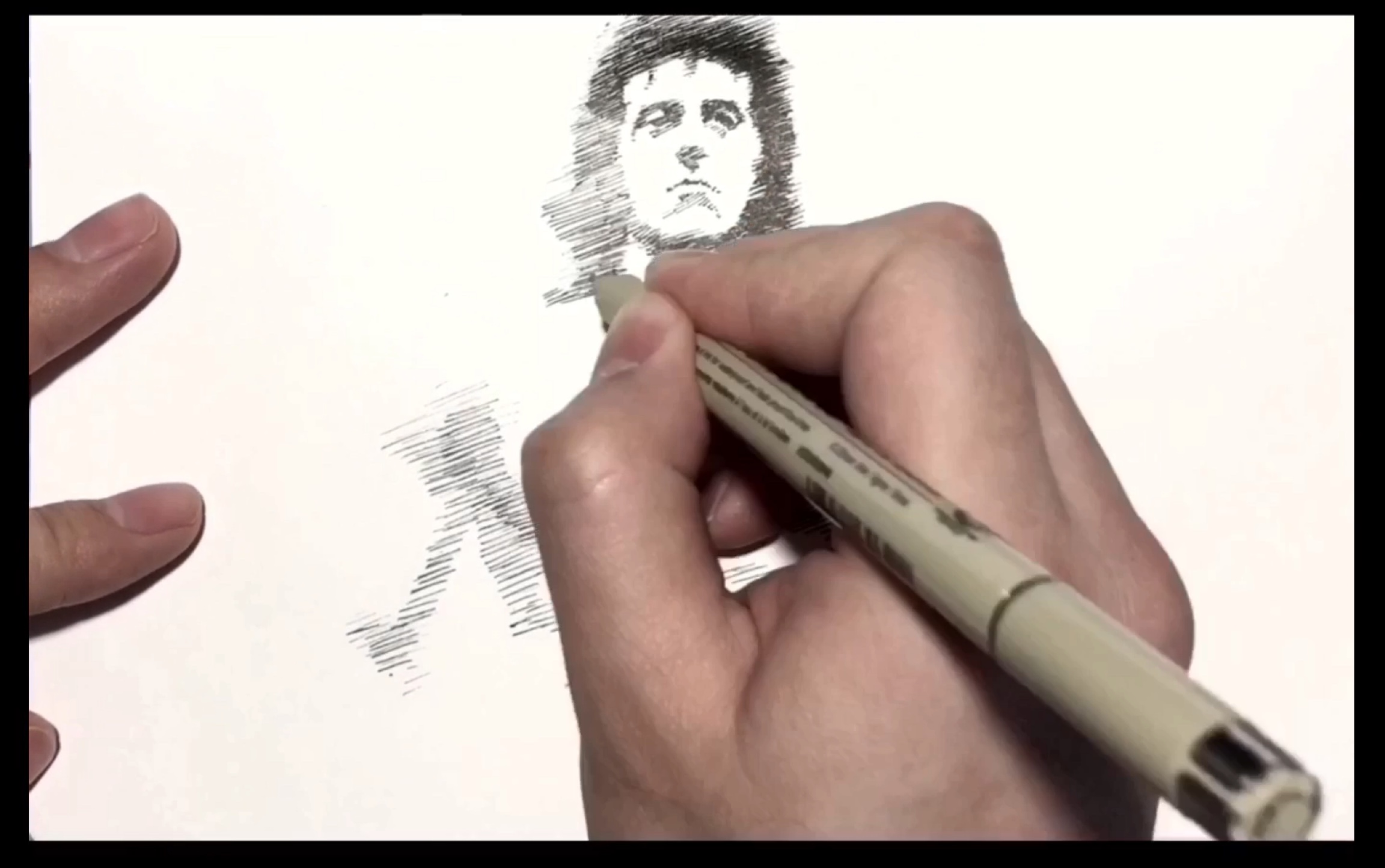 【手绘过程】【人物速写】史泰龙_哔哩哔哩 (゜-゜)つロ 干杯~-bili