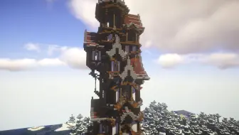 【minecraft/建筑展示】北境的孤塔