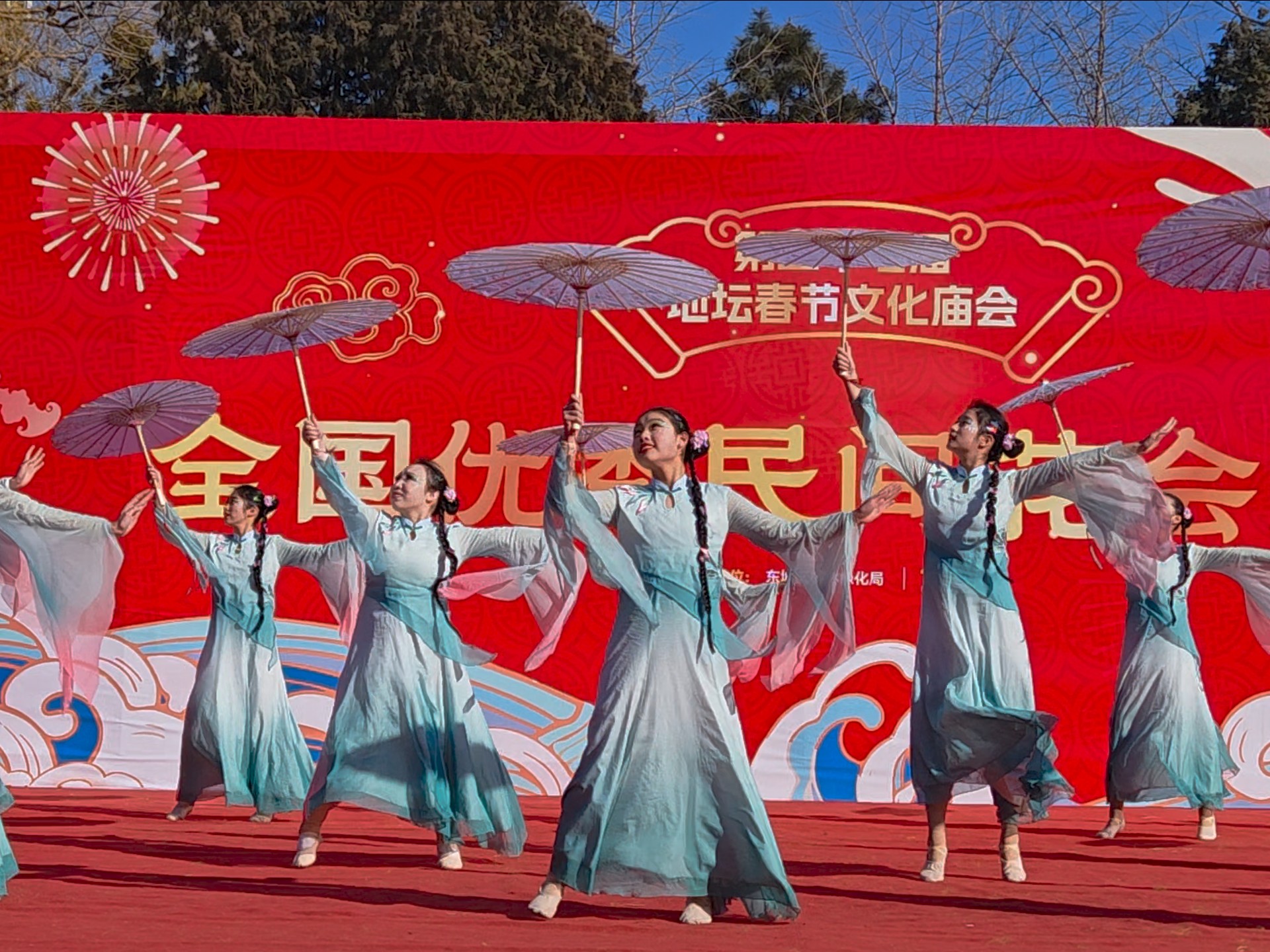 浙江嘉兴平湖伞舞