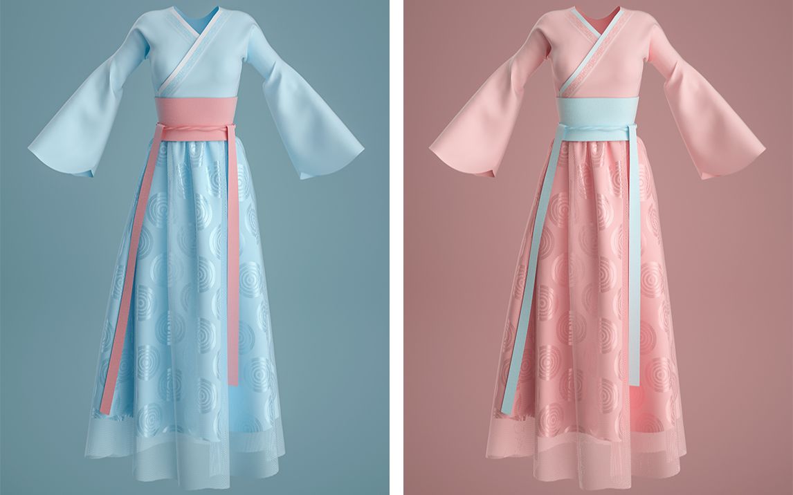 ② md汉服制作:上衣