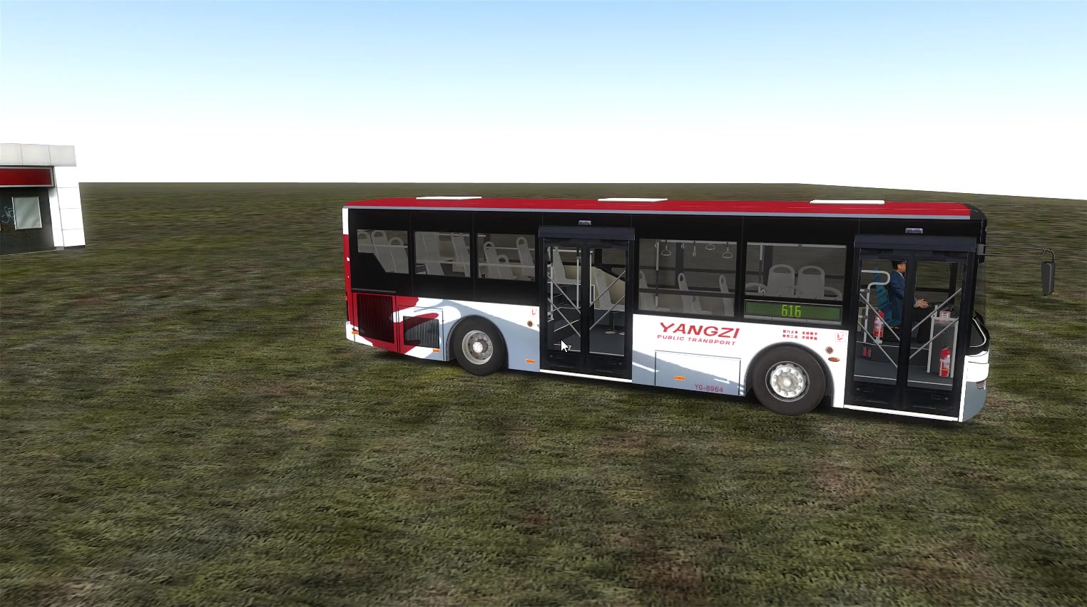 omsi2巴士模拟2宇通客车行驶南京六合区内公交616路内环