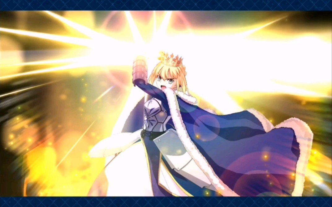 《fgo日服》呆毛王终于二次宝具改模,真的帅爆了!