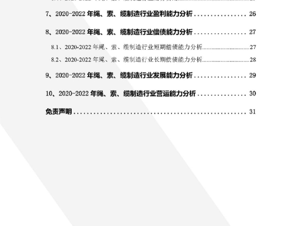 2023年版绳、索、缆制造行业现状及发展报告哔哩哔哩bilibili