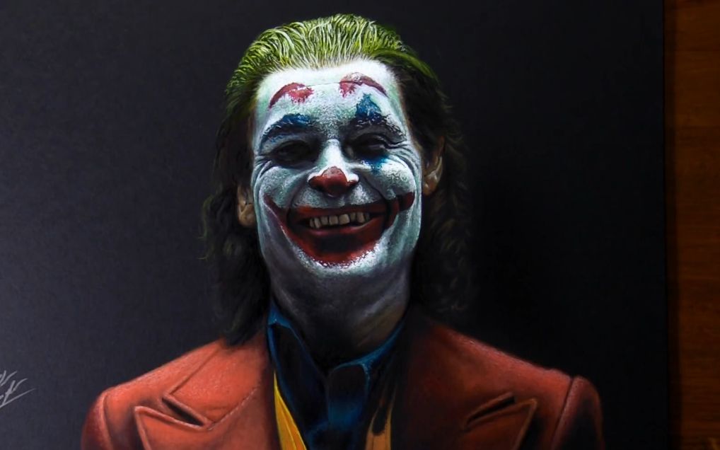 我画的5幅比实物真实的画,小丑的眼睛是不是眨了?