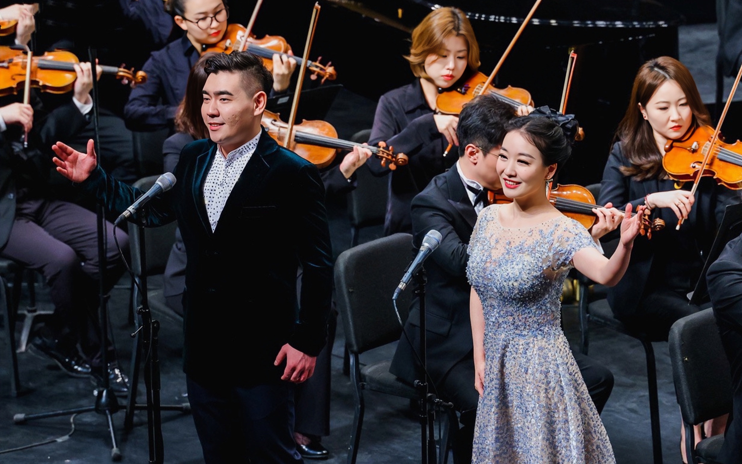 吴梦雪 刘涵臣 《芦花》2023.3.18 2阎维文师生民族声乐音乐会 直拍