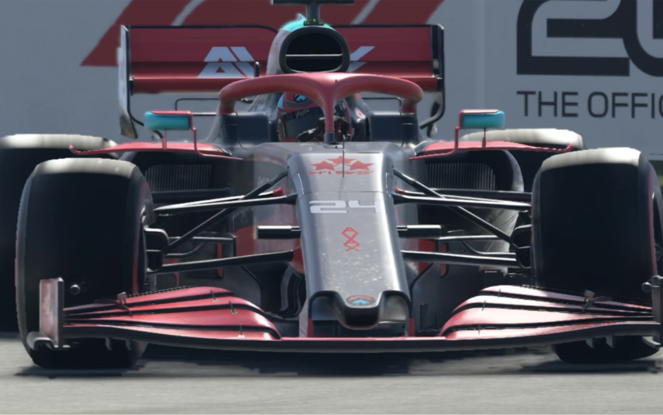 f1 2021 意大利monza 杆位起步 延迟刹车出现失误 遇事故 出安全车