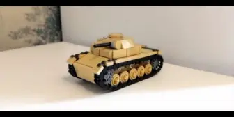 Descargar video: 乐高 ww2 德军 panzer 2 人仔比 moc 拼装教程