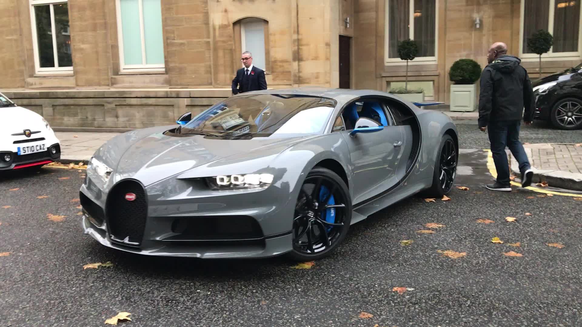【伦敦超跑街拍】khk 的 布加迪 chiron