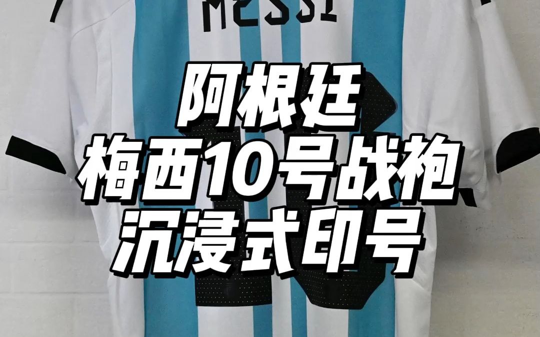 2022世界杯阿根廷国家队梅西10号球衣沉浸式印号哔哩哔哩bilibili