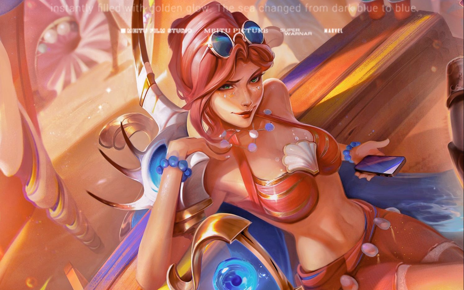 活动  海洋之歌艾希皮肤前瞻:e召唤蝠鲼,落点出现落雨!