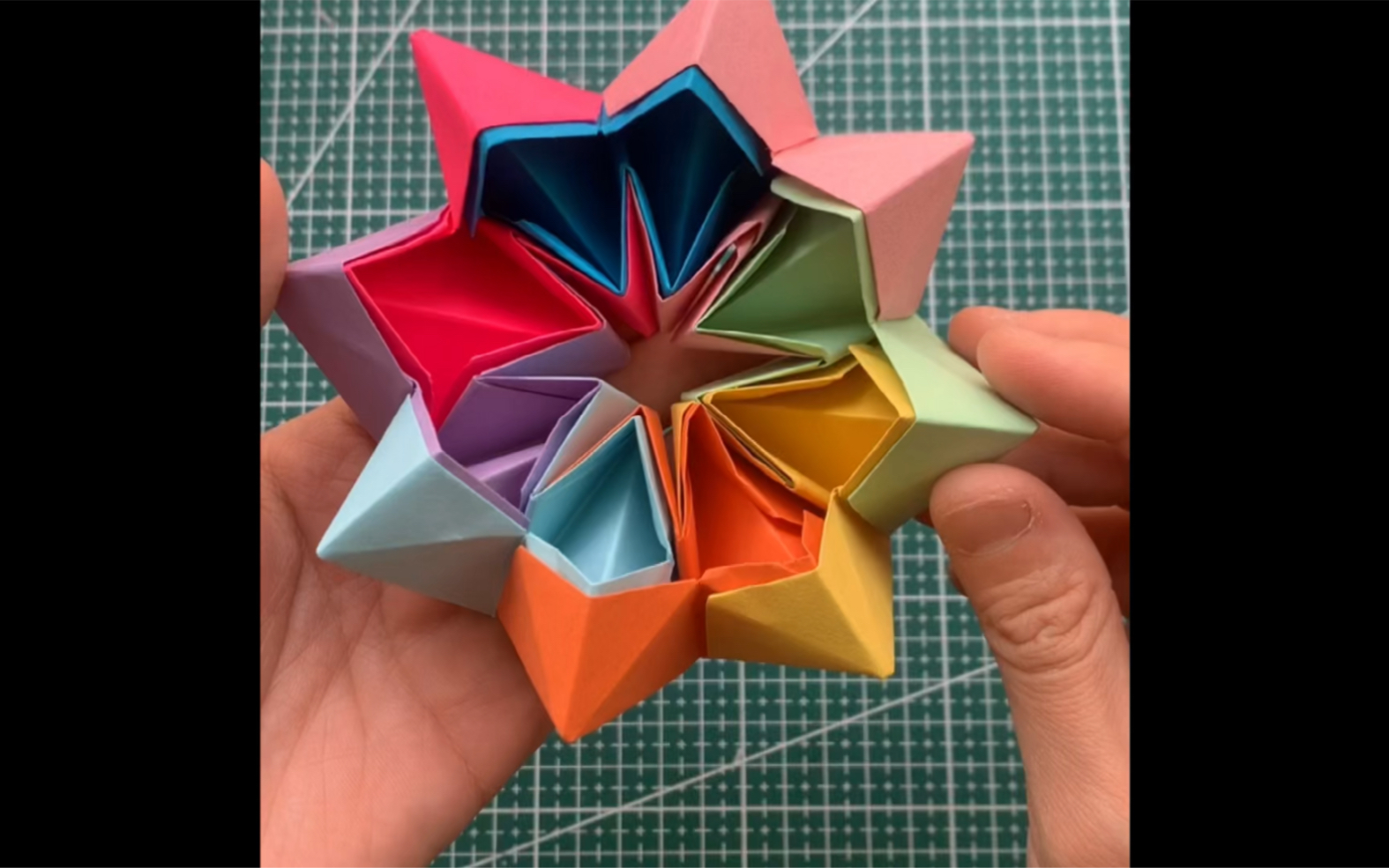 活动作品折纸翻翻乐玩具简单好玩