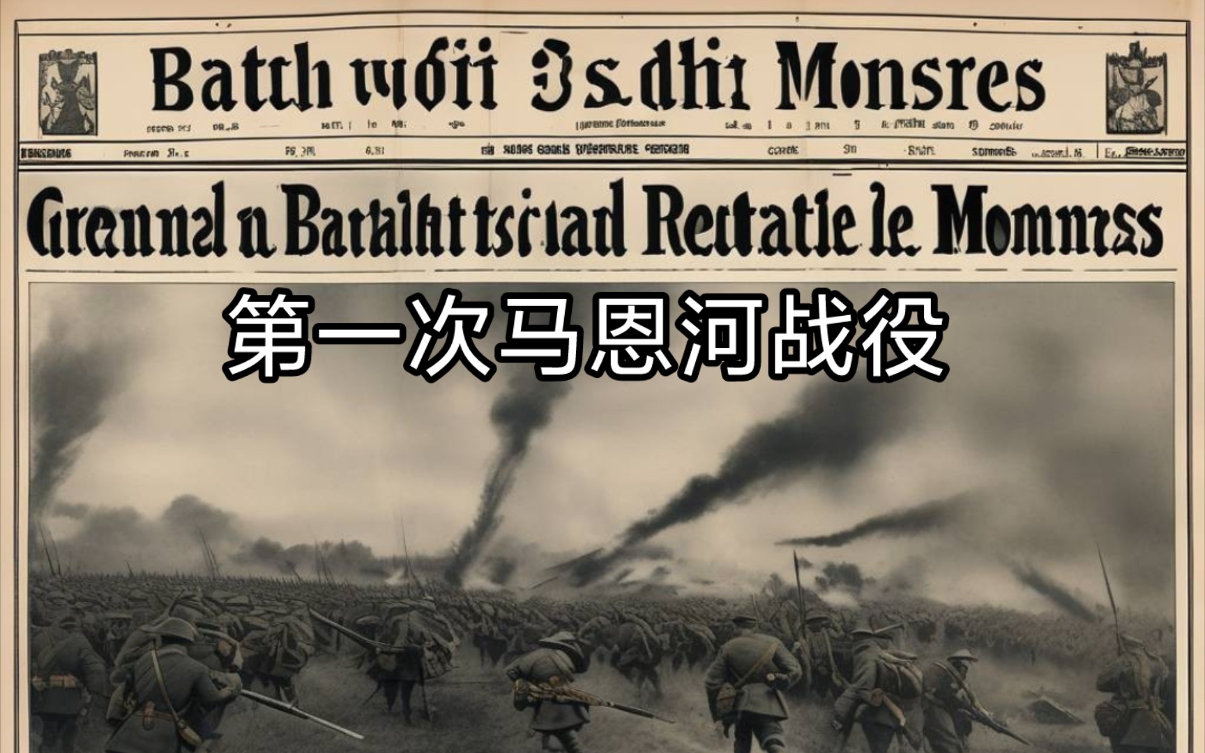 【勇猛之路】 一战 剧情向 第一次马恩河战役哔哩哔哩bilibili